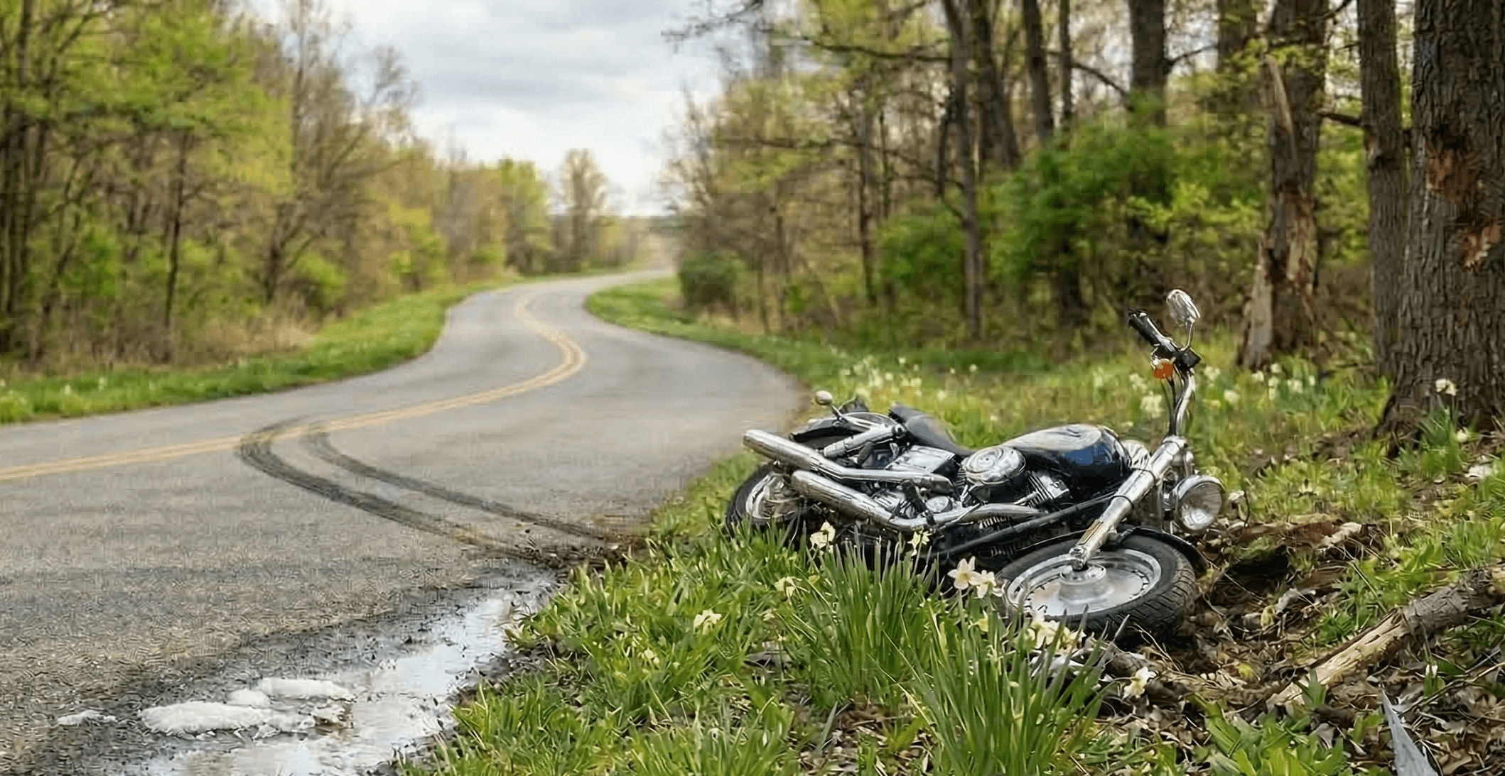 A spring accident that requires a motorcycle accident lawsuit.