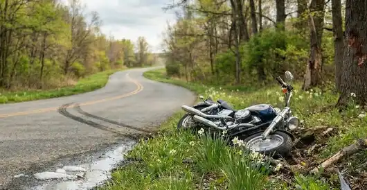 A spring accident that requires a motorcycle accident lawsuit.
